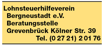 Logo Lohnsteuerhilfeverein Bergneustadt e.V. Sekretariatsmitarbeiter (m/w/d)