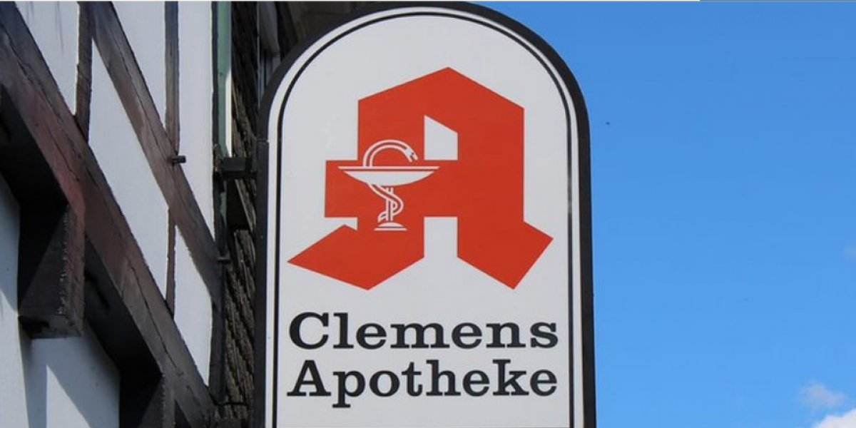 Werbefoto des Unternehmens Clemens-Apotheke